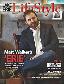 Lake Erie Lifestyle Magazine Cover with Matt Walker